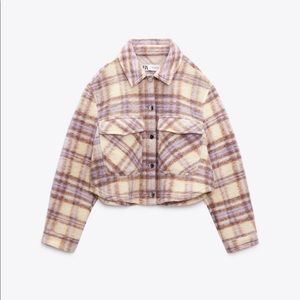 Cool look Crop Plaid Jacket